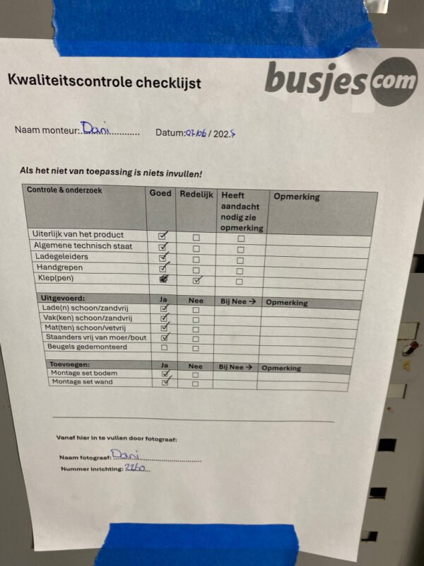 Service systeem gebruikte bus inrichting (nr 2260) - Afbeelding 11