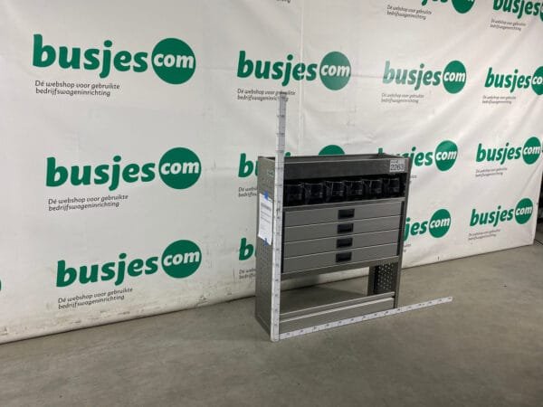 Aluca aluminium bedrijfswageninrichting gebruikt (nr 2263) - Afbeelding 2