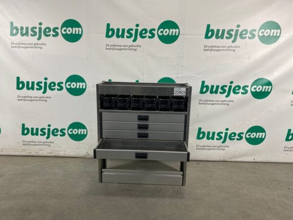 Aluca aluminium bedrijfswageninrichting gebruikt (nr 2263) - Afbeelding 5