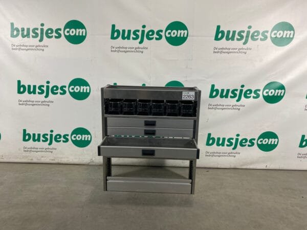 Aluca aluminium bedrijfswageninrichting gebruikt (nr 2263) - Afbeelding 6