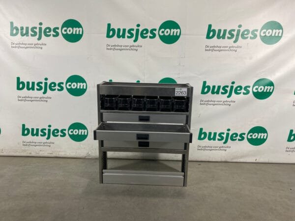 Aluca aluminium bedrijfswageninrichting gebruikt (nr 2263) - Afbeelding 7