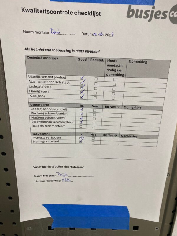 Aluca aluminium bedrijfswageninrichting gebruikt (nr 2265) - Afbeelding 11
