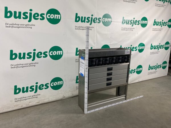 Aluca aluminium bedrijfswageninrichting gebruikt (nr 2265) - Afbeelding 3