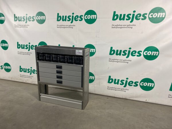 Aluca aluminium bedrijfswageninrichting gebruikt (nr 2265) - Afbeelding 4