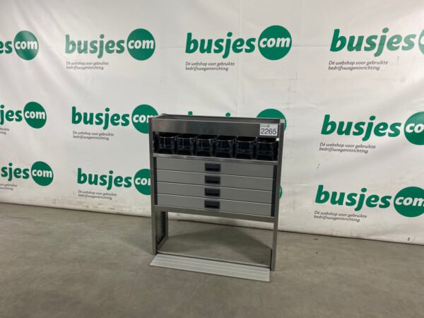 Aluca aluminium bedrijfswageninrichting gebruikt (nr 2265) - Afbeelding 5