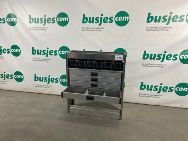 Aluca aluminium bedrijfswageninrichting gebruikt (nr 2265) - Afbeelding 6