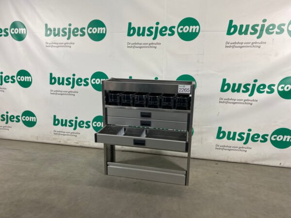 Aluca aluminium bedrijfswageninrichting gebruikt (nr 2265) - Afbeelding 7