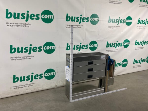 Aluca aluminium bedrijfswageninrichting gebruikt (nr 2267) - Afbeelding 3
