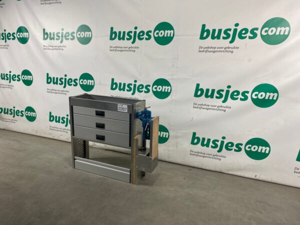 Aluca aluminium bedrijfswageninrichting gebruikt (nr 2267) - Afbeelding 4