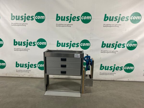 Aluca aluminium bedrijfswageninrichting gebruikt (nr 2267) - Afbeelding 5