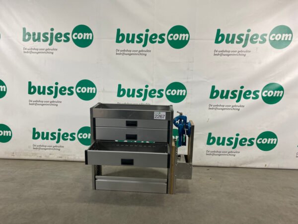 Aluca aluminium bedrijfswageninrichting gebruikt (nr 2267) - Afbeelding 6