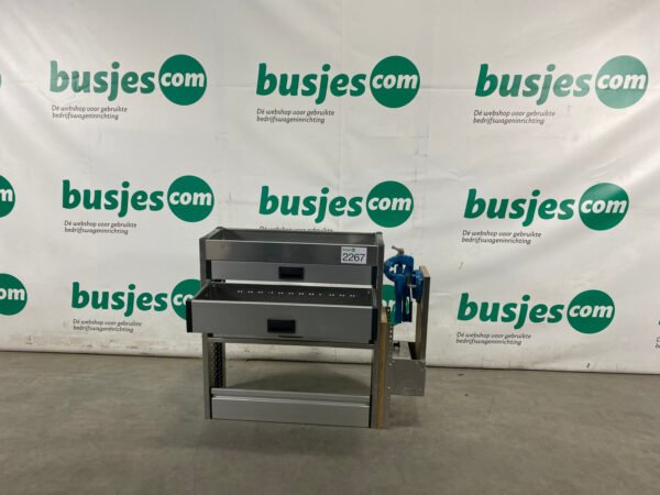 Aluca aluminium bedrijfswageninrichting gebruikt (nr 2267) - Afbeelding 7