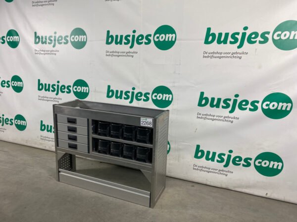 Aluca aluminium bedrijfswageninrichting gebruikt (nr 2268) - Afbeelding 4
