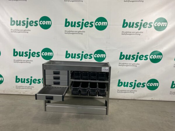 Aluca aluminium bedrijfswageninrichting gebruikt (nr 2268) - Afbeelding 6