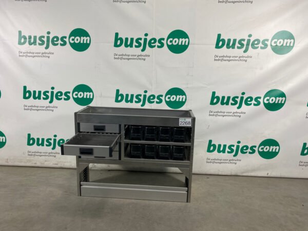 Aluca aluminium bedrijfswageninrichting gebruikt (nr 2268) - Afbeelding 8