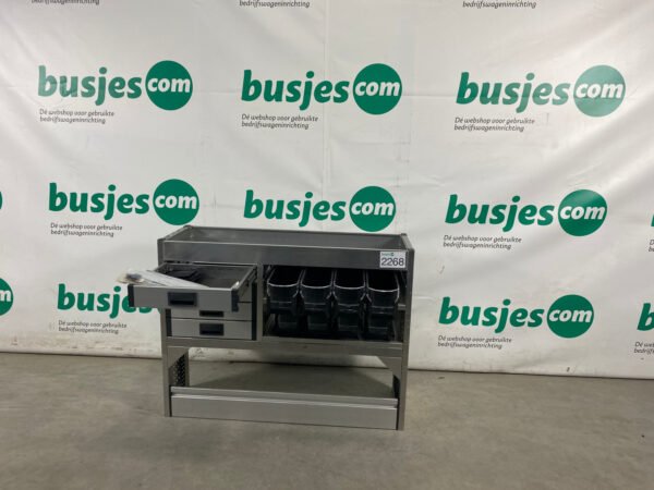 Aluca aluminium bedrijfswageninrichting gebruikt (nr 2268) - Afbeelding 9