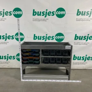 Aluca aluminium bedrijfswageninrichting gebruikt (nr 2269)