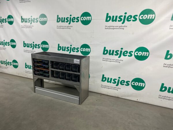 Aluca aluminium bedrijfswageninrichting gebruikt (nr 2269) - Afbeelding 4