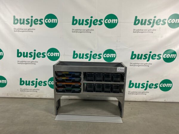 Aluca aluminium bedrijfswageninrichting gebruikt (nr 2269) - Afbeelding 5