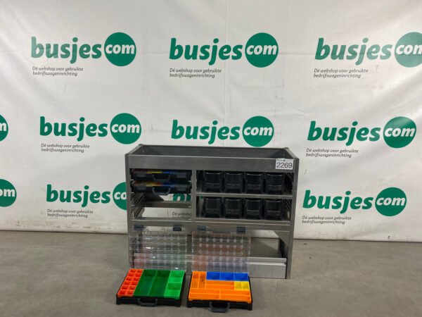 Aluca aluminium bedrijfswageninrichting gebruikt (nr 2269) - Afbeelding 6
