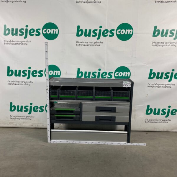 Bott Vario aluminium gebruikte bedrijfswagen inrichting (nr 2270) - Afbeelding 2