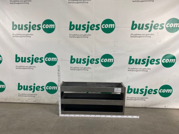 Aluca aluminium bedrijfswageninrichting gebruikt (nr 2271)