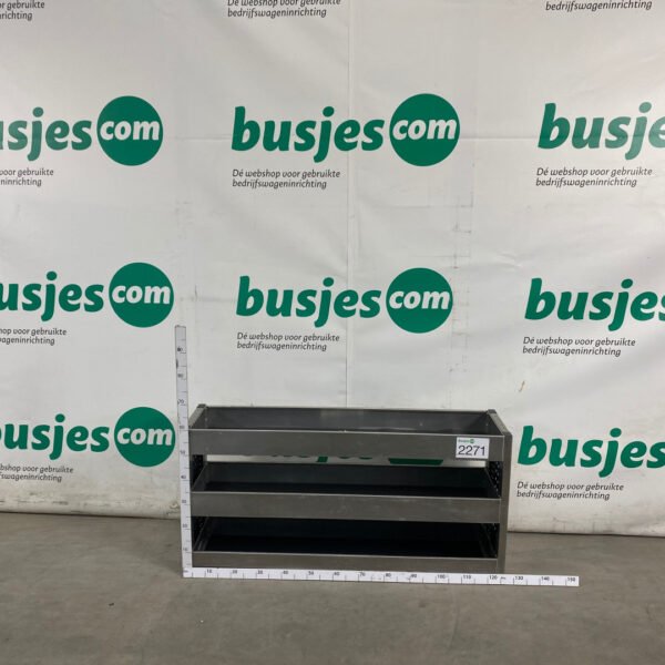 Aluca aluminium bedrijfswageninrichting gebruikt (nr 2271) - Afbeelding 2