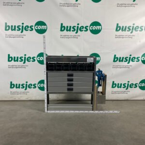 Aluca aluminium bedrijfswageninrichting gebruikt (nr 2274)