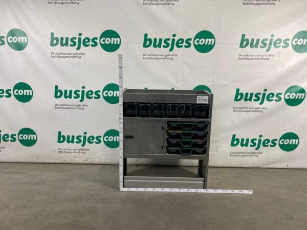 Aluca aluminium bedrijfswageninrichting gebruikt (nr 2275)