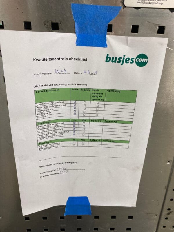 Aluca aluminium bedrijfswageninrichting gebruikt (nr 2275) - Afbeelding 10