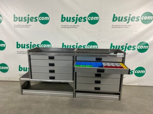 Aluca aluminium bedrijfswageninrichting gebruikt (nr 2279) - Afbeelding 10