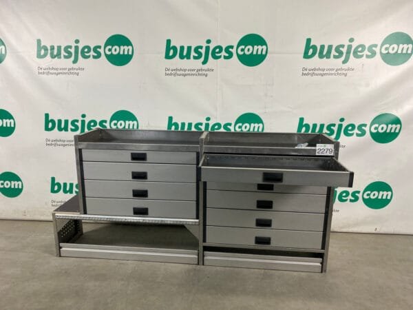 Aluca aluminium bedrijfswageninrichting gebruikt (nr 2279) - Afbeelding 11