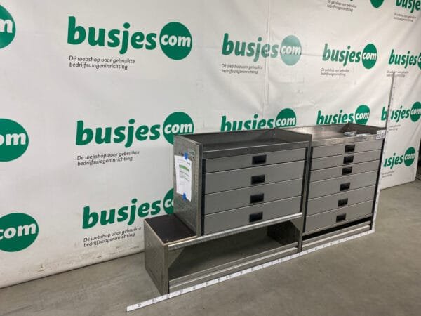 Aluca aluminium bedrijfswageninrichting gebruikt (nr 2279) - Afbeelding 3