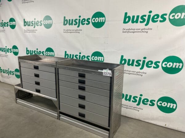 Aluca aluminium bedrijfswageninrichting gebruikt (nr 2279) - Afbeelding 4
