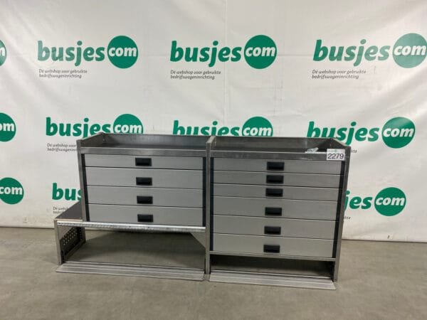 Aluca aluminium bedrijfswageninrichting gebruikt (nr 2279) - Afbeelding 5