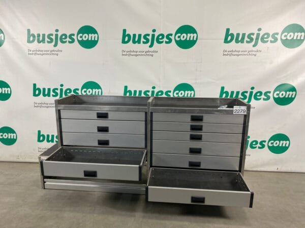 Aluca aluminium bedrijfswageninrichting gebruikt (nr 2279) - Afbeelding 6
