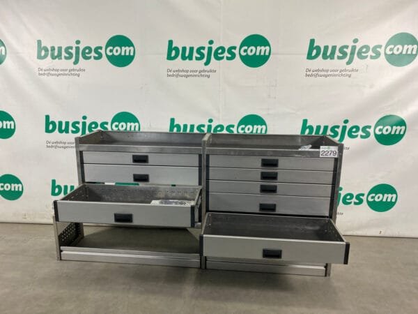 Aluca aluminium bedrijfswageninrichting gebruikt (nr 2279) - Afbeelding 7