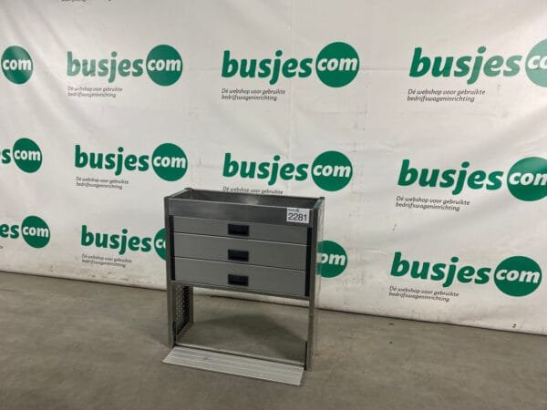Aluca aluminium bedrijfswageninrichting gebruikt (nr 2281) - Afbeelding 5