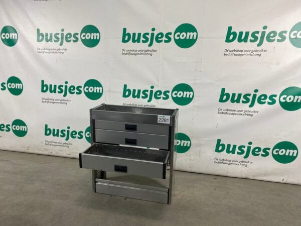Aluca aluminium bedrijfswageninrichting gebruikt (nr 2281) - Afbeelding 6