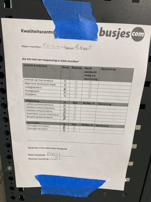 Bott Vario aluminium gebruikte bedrijfswagen inrichting (nr 2283) - Afbeelding 7