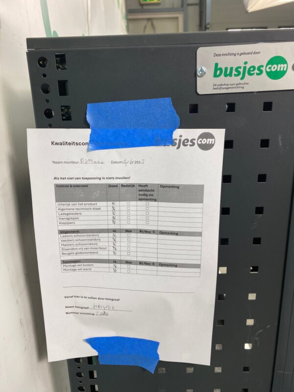 Modul gebruikte bedrijfswagen inrichting (nr 2286) - Afbeelding 7