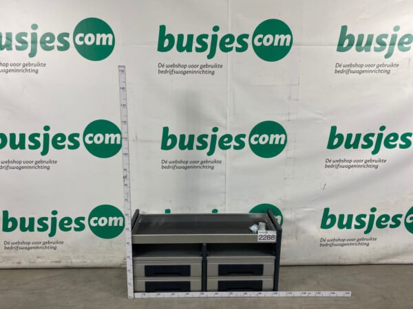 Bott Vario aluminium gebruikte bedrijfswagen inrichting (nr 2288) - Afbeelding 2