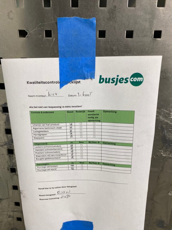 Aluca aluminium bedrijfswageninrichting gebruikt (nr 2290) - Afbeelding 12