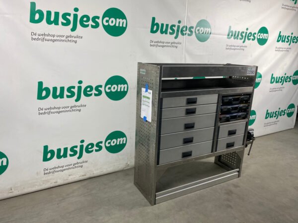Aluca aluminium bedrijfswageninrichting gebruikt (nr 2290) - Afbeelding 4