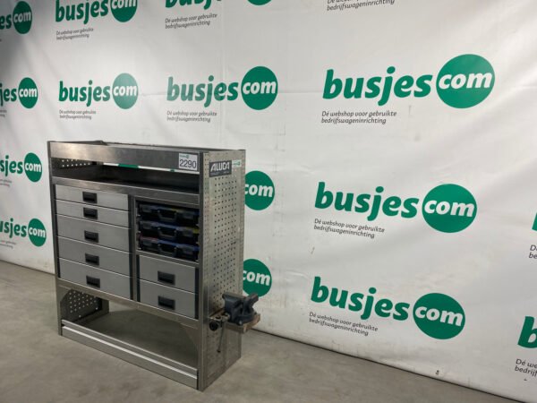 Aluca aluminium bedrijfswageninrichting gebruikt (nr 2290) - Afbeelding 5