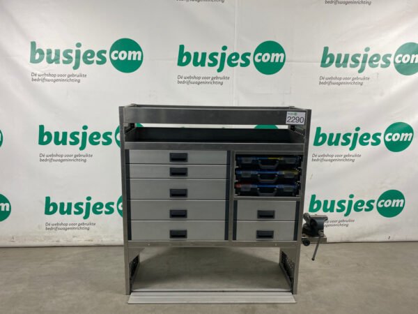 Aluca aluminium bedrijfswageninrichting gebruikt (nr 2290) - Afbeelding 6