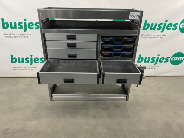 Aluca aluminium bedrijfswageninrichting gebruikt (nr 2290) - Afbeelding 8