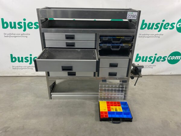 Aluca aluminium bedrijfswageninrichting gebruikt (nr 2290) - Afbeelding 9