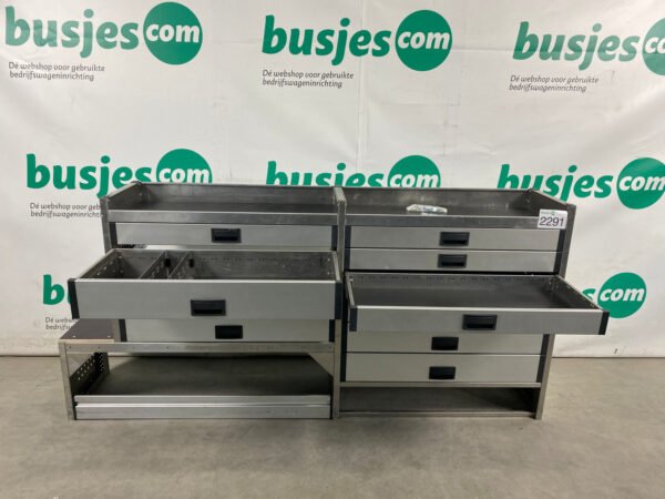 Aluca aluminium bedrijfswageninrichting gebruikt (nr 2291) - Afbeelding 10