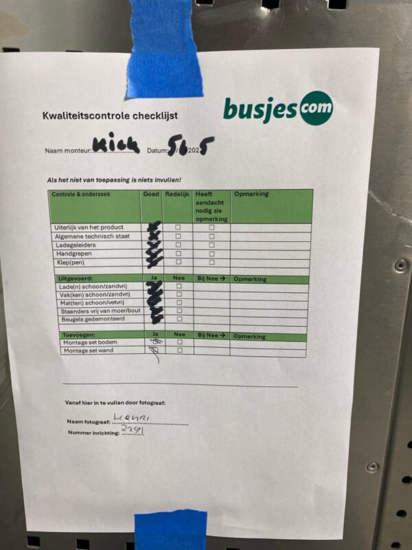 Aluca aluminium bedrijfswageninrichting gebruikt (nr 2291) - Afbeelding 13